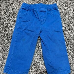 Carter's Blue Casual Pants Relaxed Fit Cotton